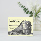 Carte Postale Puissance des trains modernes de la Pennsylvania R (Debout devant)
