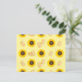 Carte Postale puissance du tournesol (Debout devant)