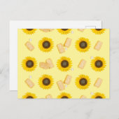 Carte Postale puissance du tournesol (Devant / Derrière)