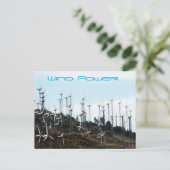 Carte Postale Puissance éolienne (Debout devant)