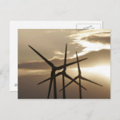 Carte Postale Puissance éolienne (Devant / Derrière)