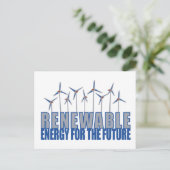 Carte Postale Puissance éolienne (Debout devant)