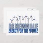 Carte Postale Puissance éolienne (Devant / Derrière)