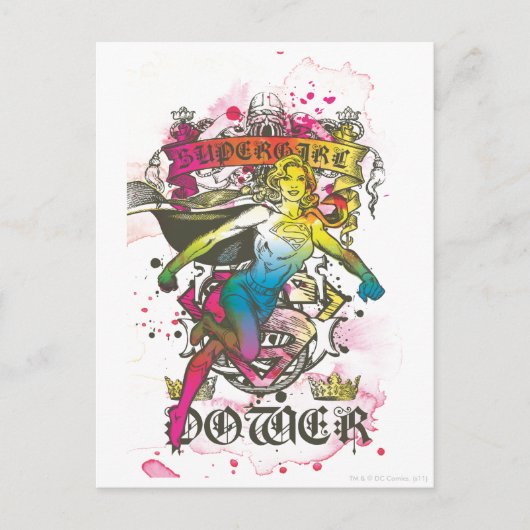 Carte Postale Puissance superfille (Devant)