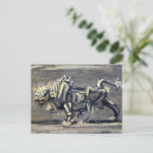 Carte Postale Puissant tableau "White Ox 1" de Lee Jung-seob (Debout devant)