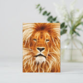 Carte postale Puissante Lion (Debout devant)