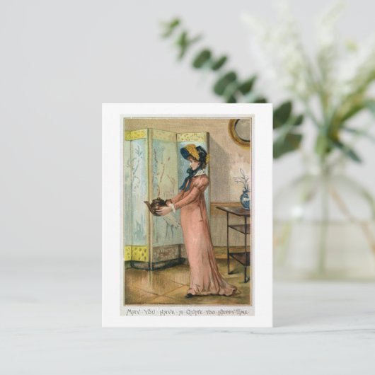 Carte Postale Puissiez-Vous Avoir Un Moment Plutôt Trop Heureux, (Debout devant)