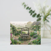 Carte Postale Puits de jardin de cottage (Debout devant)