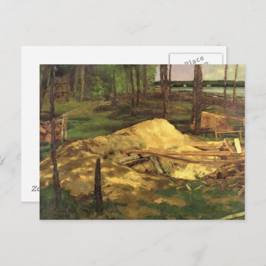 Carte Postale Puits de sciure, 1876 (Devant / Derrière)