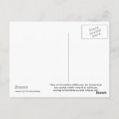 Carte Postale Puits de subliation sur le mercure (Dos)