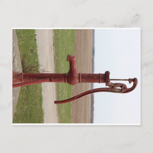 Carte Postale Puits d'eau de l'Iowa (Devant)