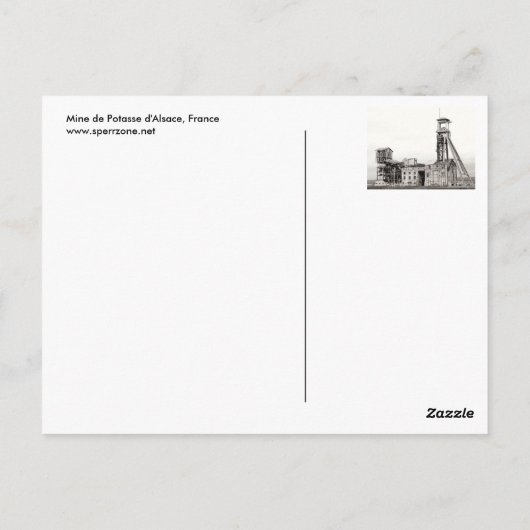 Carte Postale Puits Marie (Dos)