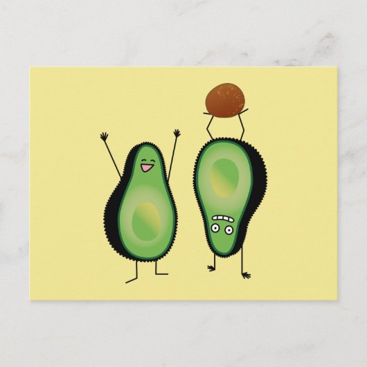 Carte Postale Puits vert encourageant drôle d'appui renversé (Devant)