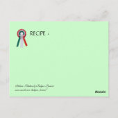 Carte Postale PULCINELLA ITALIAN KITCHEN PARTY Black Recette (Dos)