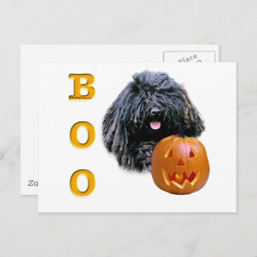Carte Postale Puli Boo (Devant / Derrière)