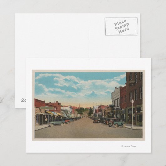 Carte Postale Pullman, WAView de Main StreetPullman, WA (Devant / Derrière)