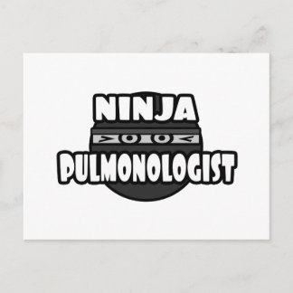 Carte Postale Pulmonologue Ninja