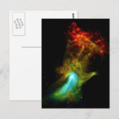 Carte Postale Pulsar B1509 - Nébuleuse aux rayons X de la Main d (Devant / Derrière)