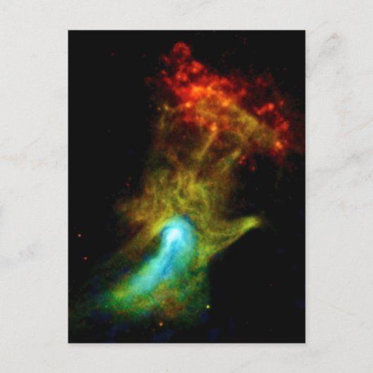 Carte Postale Pulsar B1509 - Nébuleuse aux rayons X de la Main d (Devant)