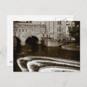 Carte Postale Pulteney Weir Bath (Devant / Derrière)