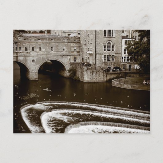 Carte Postale Pulteney Weir Bath (Devant)