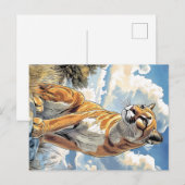 Carte Postale Puma I Couguar (Devant / Derrière)