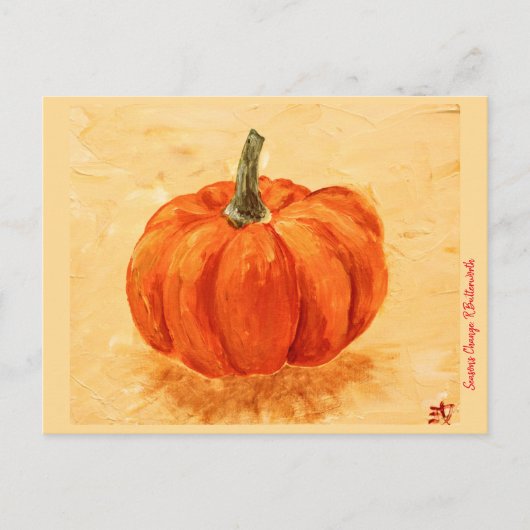 Carte Postale Pumkin for Autumn (Devant)