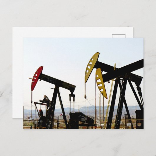 Carte Postale Pumpjacks (Devant / Derrière)