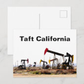 Carte Postale Pumpjacks en Californie du Taft (Devant / Derrière)
