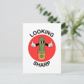 Carte Postale Pun de cactus qui a de l'allure (Debout devant)