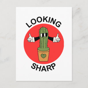 Carte Postale Pun de cactus qui a de l'allure
