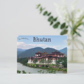 Carte Postale Punakha Dzong Bhoutan (Debout devant)