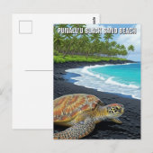 Carte Postale Punaluʻu Big Island Hawaii Travel (Devant / Derrière)