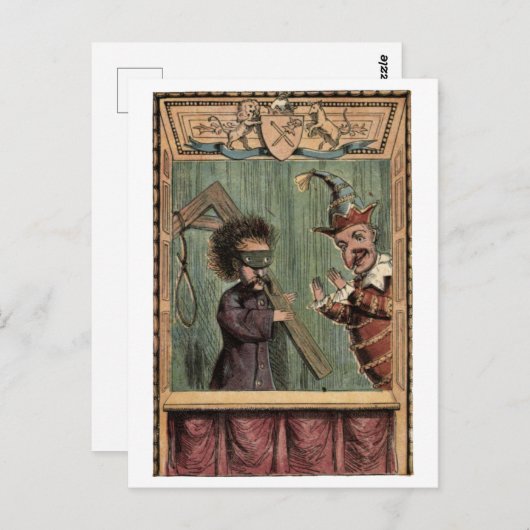Carte postale "Punch et le Bourreau" (Devant / Derrière)