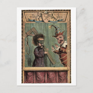 Carte postale "Punch et le Bourreau"