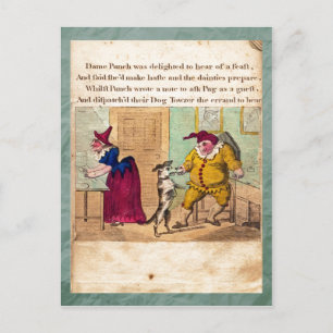 Carte postale Punch & Judy Story Plate II