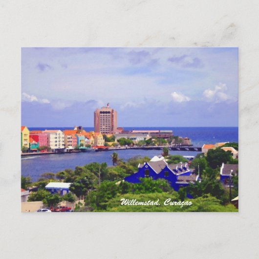 Carte Postale Pundaside de Willemstad Curacao sur Postcard (Devant)