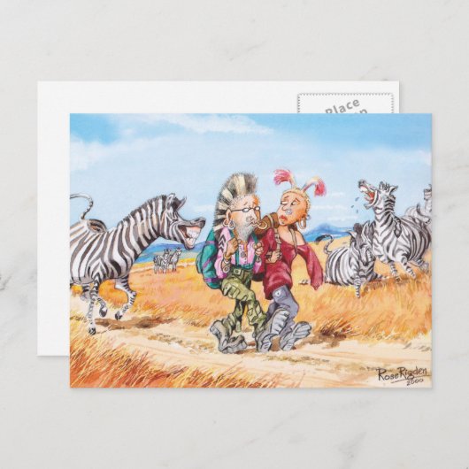 Carte Postale Punk (Devant / Derrière)