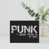 Carte postale PUNK (Debout devant)