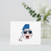 Carte Postale Punk de baseball amusant (Debout devant)
