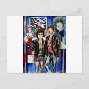 Carte Postale punk rock music fashion image
