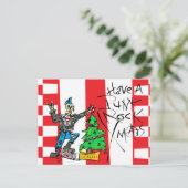 CARTE POSTALE PUNK ROCK XMAS (Debout devant)