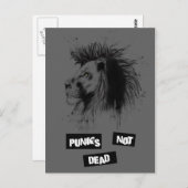 Carte Postale punks non morts (Devant / Derrière)