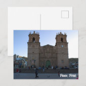 Carte Postale Puno, Perú, Puno Cathedral  (Devant / Derrière)