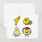 Carte Postale Puns au fromage (Devant / Derrière)