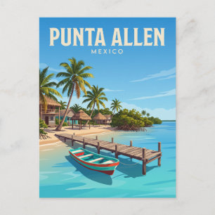 Carte Postale Punta Allen Mexique