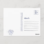 Carte Postale Punta Cana DR Retro Sunset Souvenirs 1960 (Dos)