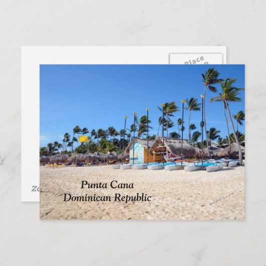 Carte Postale Punta Cana en République Dominicaine (Devant / Derrière)