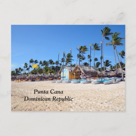 Carte Postale Punta Cana en République Dominicaine (Devant)