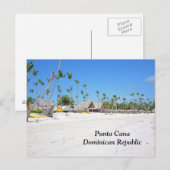 Carte Postale Punta Cana, République dominicaine (Devant / Derrière)